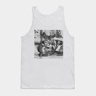 AnimalArtBW Cat 005 Tank Top